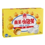 義美 小泡芙六盒 171g/盒(牛奶/巧克力/草莓/黑可可/藍莓/香焙咖啡 任選3口味)：圖片 2